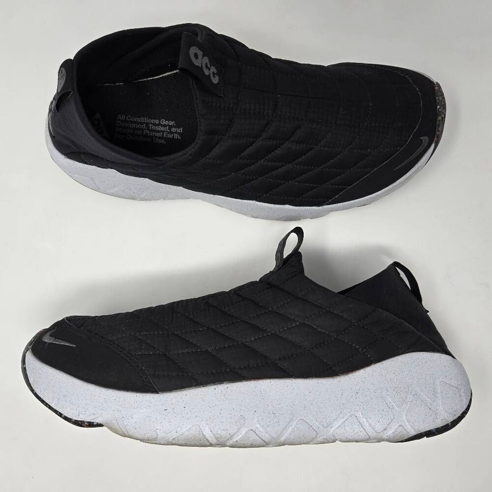 NIKE ACG MOC 3.5 CARGO BLACK IRON GREY SLIP ON SNEAKER SHOE MEN’S US SIZE 12 - Picture 1 of 8